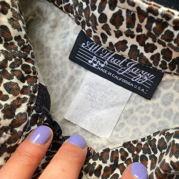 80’s All that Jazz Leopard Sporty Set - Picture 4 of 5